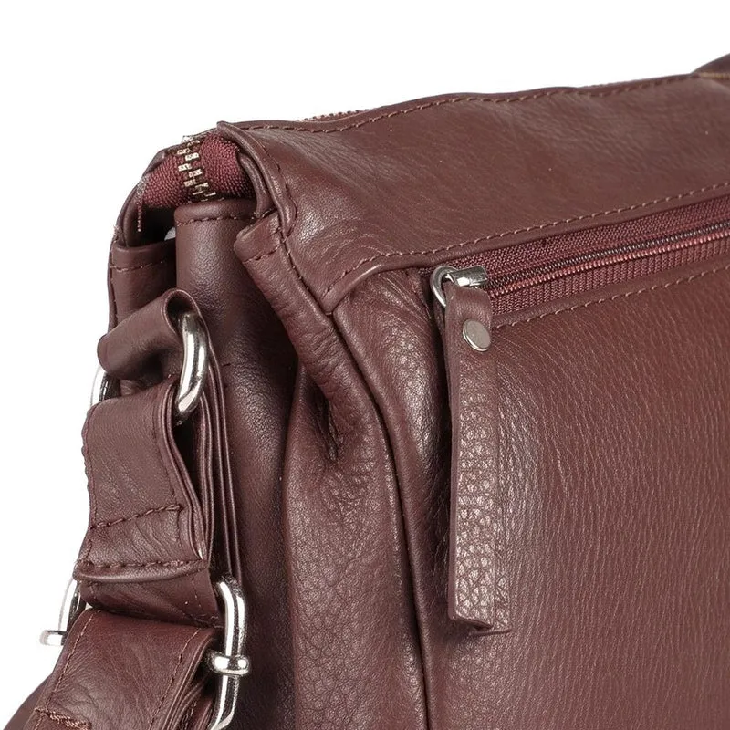 Adjustable Multi-Pocket Handbag - JWNBG41005 / 327 772 - Chocolate