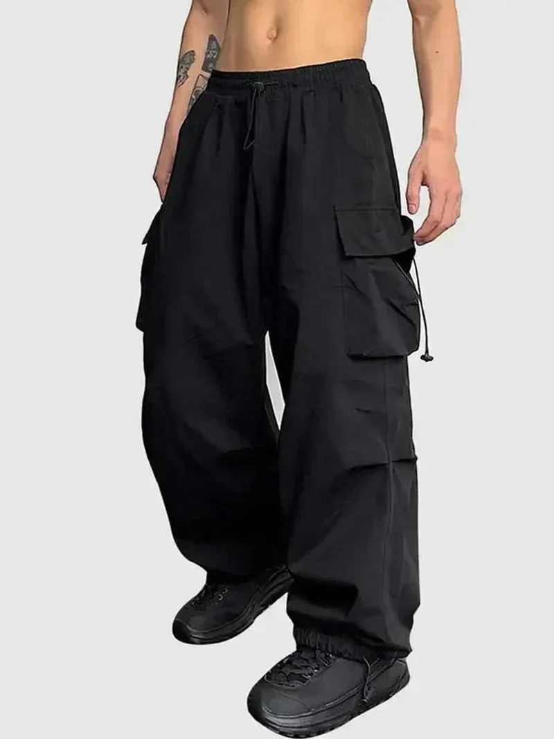Alexander | Herren Cargo-Hose mit weitem Bein und verstellbaren Kordelzügen