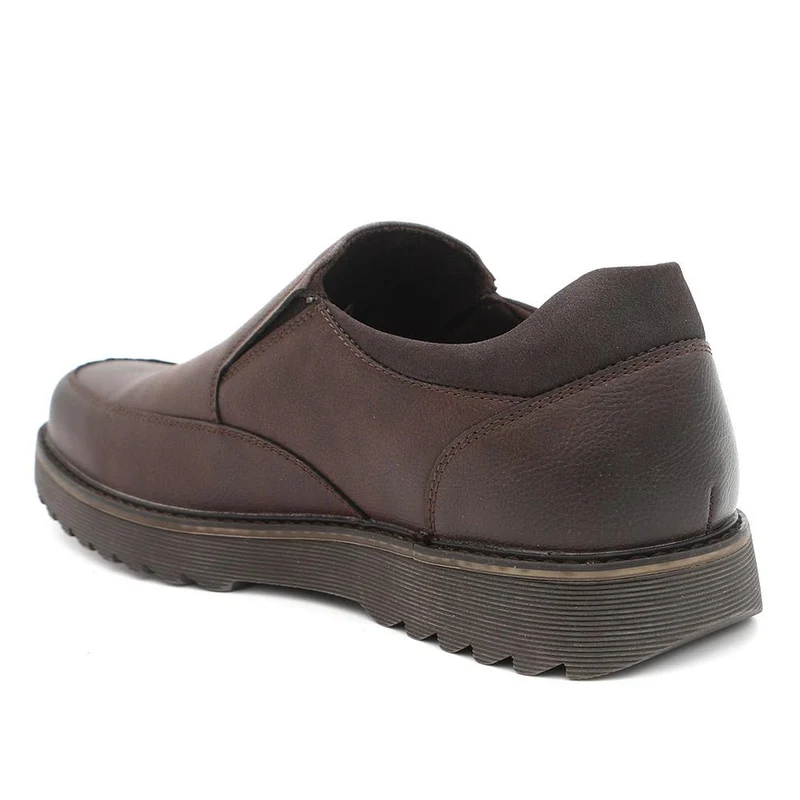 Wide Fit Smart Casual Moccasins - XINGH44006 / 330 040 - Brown
