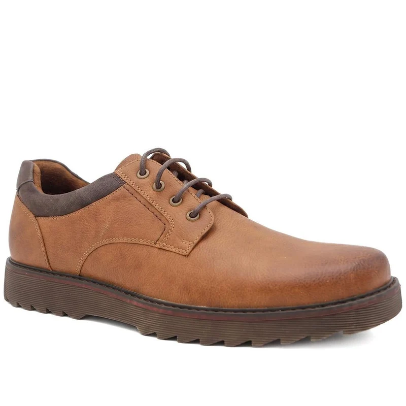 Wide Fit Smart Lace Up Shoes - XINGH44007 / 330 041