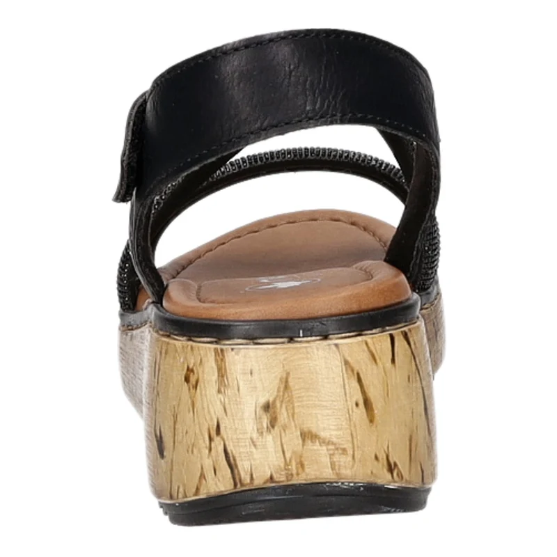 Rieker Keil Sandalette ab 30mm Sohlenhöhe