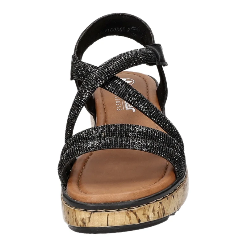 Rieker Keil Sandalette ab 30mm Sohlenhöhe