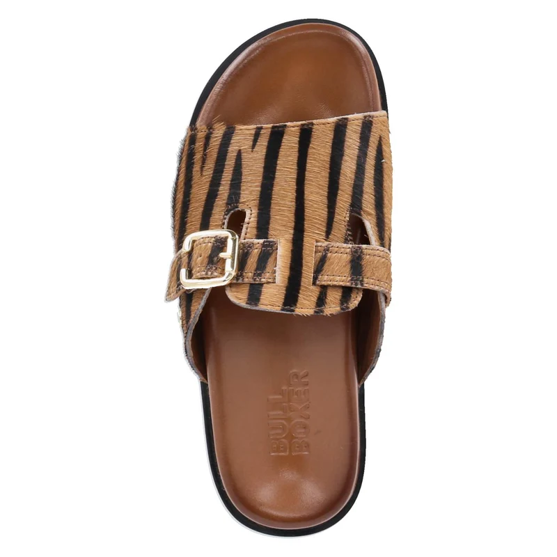 Pantoletten Beige