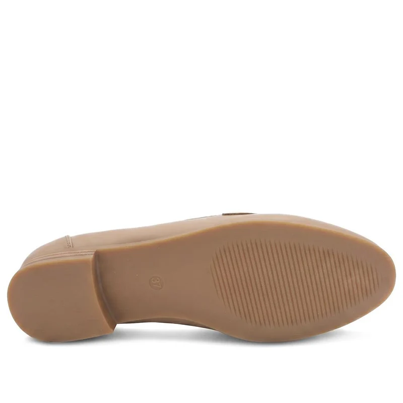 Snaffle Detail Shock Absorbing Moccasins - WOIL43028 / 329 617 - Taupe