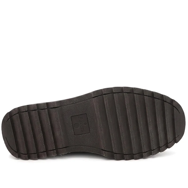 Wide Fit Smart Lace Up Shoes - XINGH44007 / 330 041 - Brown
