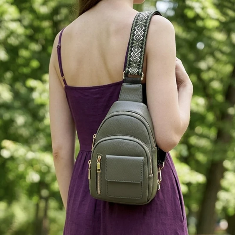 Zip-Up Mini Sling Bag - PRETT41013 / 326 884 - Olive