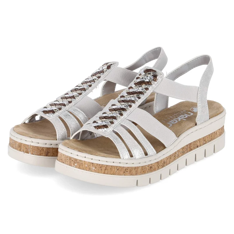 Sandalen Silber