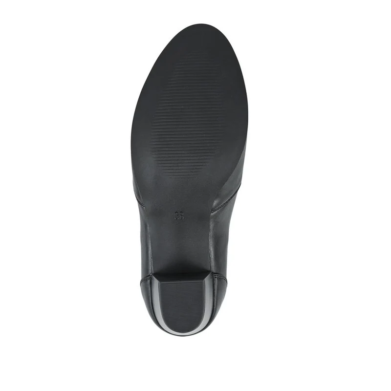 Smart Elasticated-Fit Heeled Shoes - SANYI42002 / 328 056 - Black
