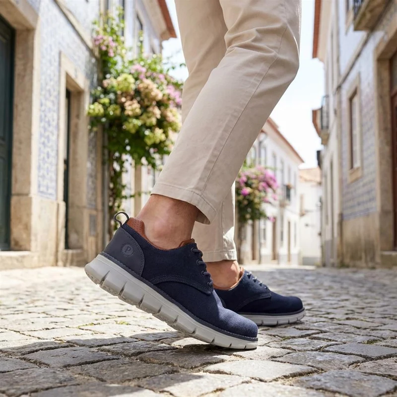 Casual Memory Foam Trainers - BOJIE41024 / 327 406 - Navy
