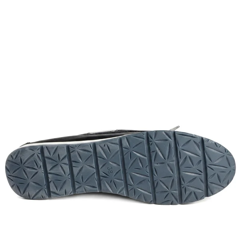 Marco Tozzi Lace Upper Boat Shoes - WEN43002 / 330 470 - Navy