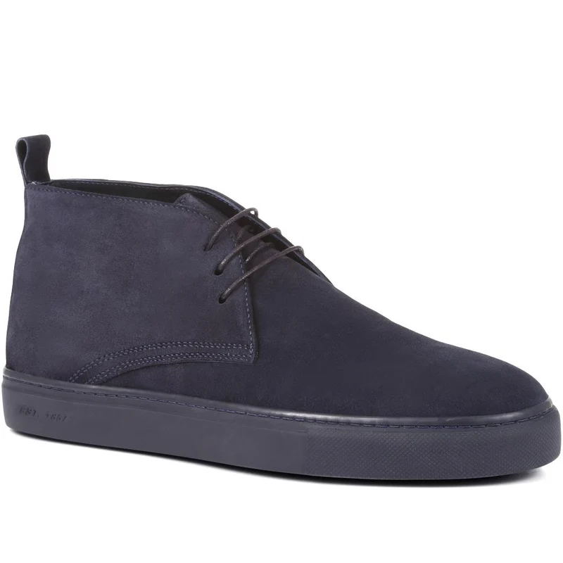 Sullivan Suede Chukka Boots - SULLIVAN / 319 268 - Navy Suede