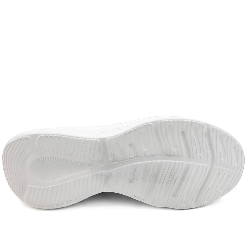 Wide Fit Memory Foam Easy Step In Trainers - BRK43041 / 329 070 - Burgundy
