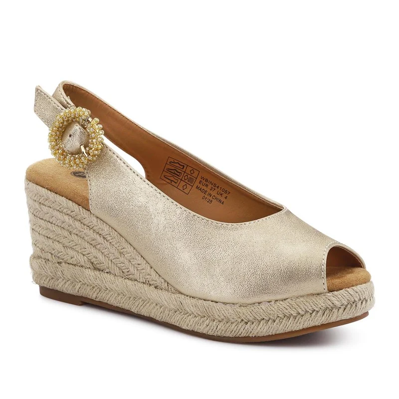 Buckle-Fastening Wedge Espadrilles - WBINS41057 / 327 257