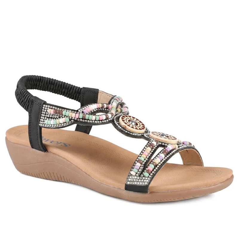 Beaded Comfort Fitting Sandals - BAIZH41008 / 327 082