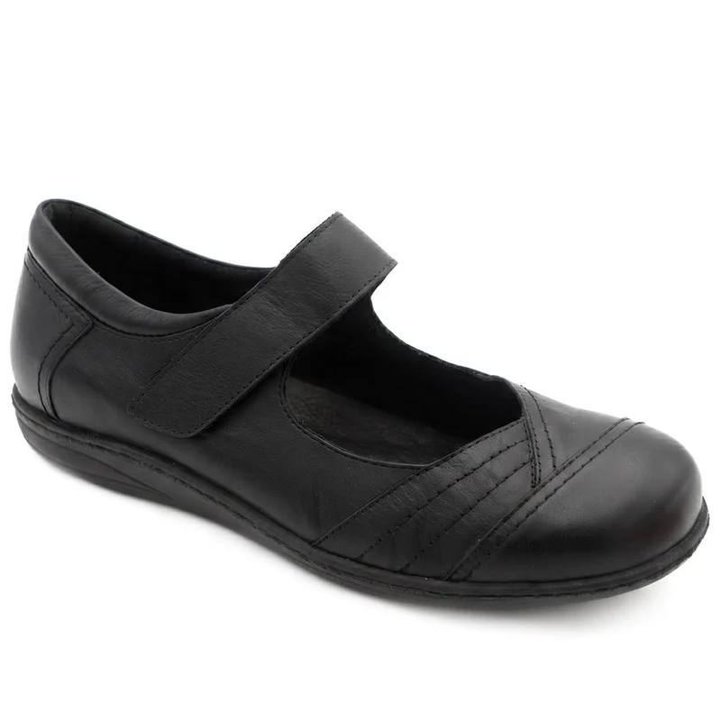 Smart Leather Mary Janes - AS44000 / 329 719 - Black