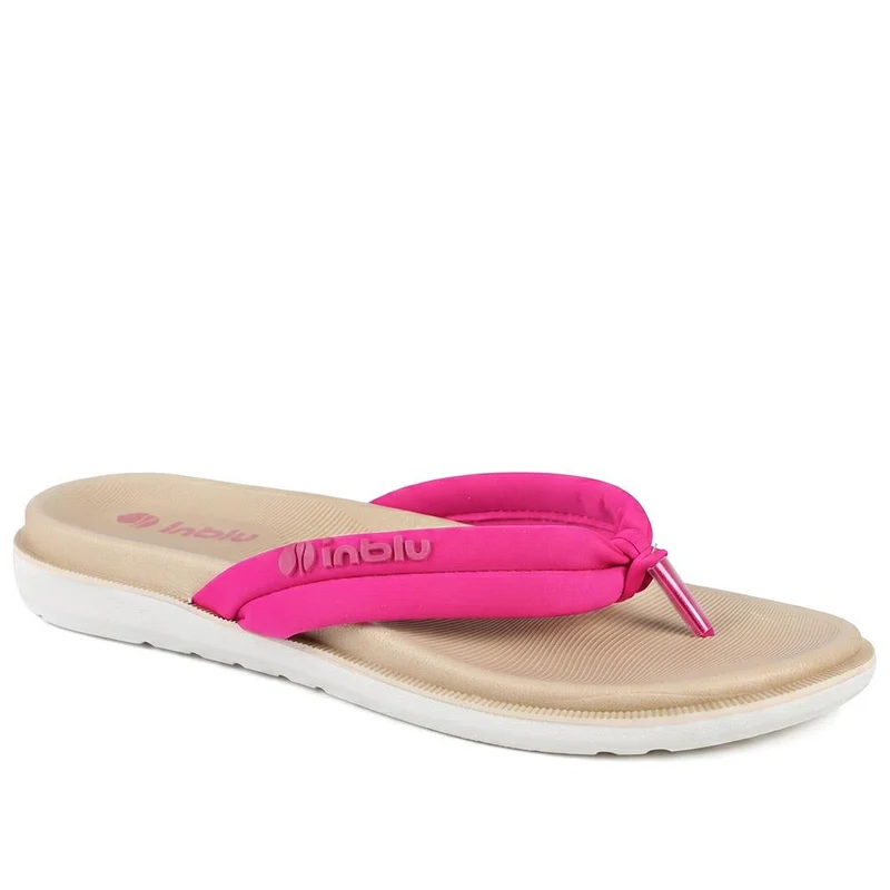 Inblu Lightweight Rubber Toe Post Sandals - INB43034 / 330 327 - Fuschia