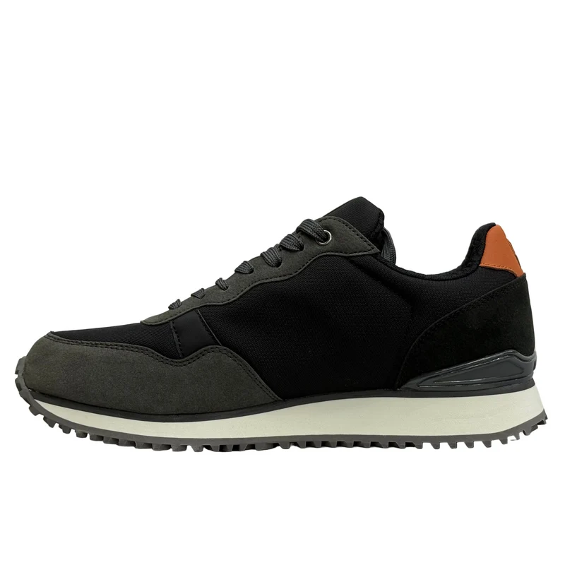 Napapijiri Herren Cosmos Turnschuhe | Schwarz / Grau / Orange