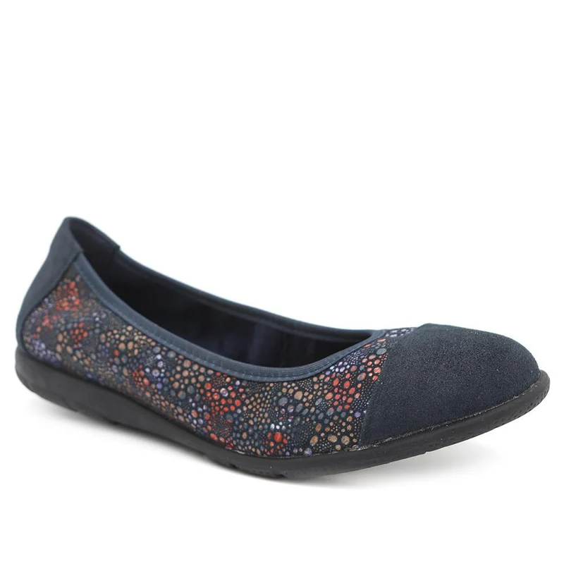 Leather Slip On Ballet Flats - BRK44005 / 329 758