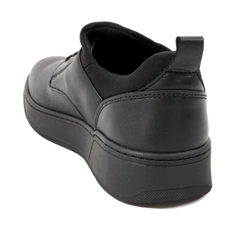 Seamus Casual Lace-Up Trainers - SEAMUS / 327 315 - Black Leather