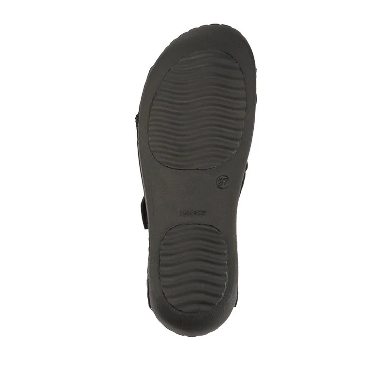 Lightweight Touch Fasten Mules - SERAY41001 / 327 547 - Black