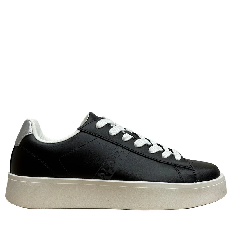 Napapijiri Damen Ivy Leder-Sneaker | Schwarz