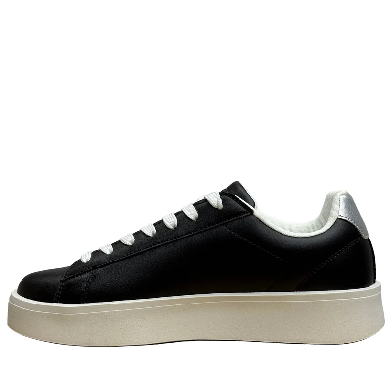 Napapijiri Damen Ivy Leder-Sneaker | Schwarz