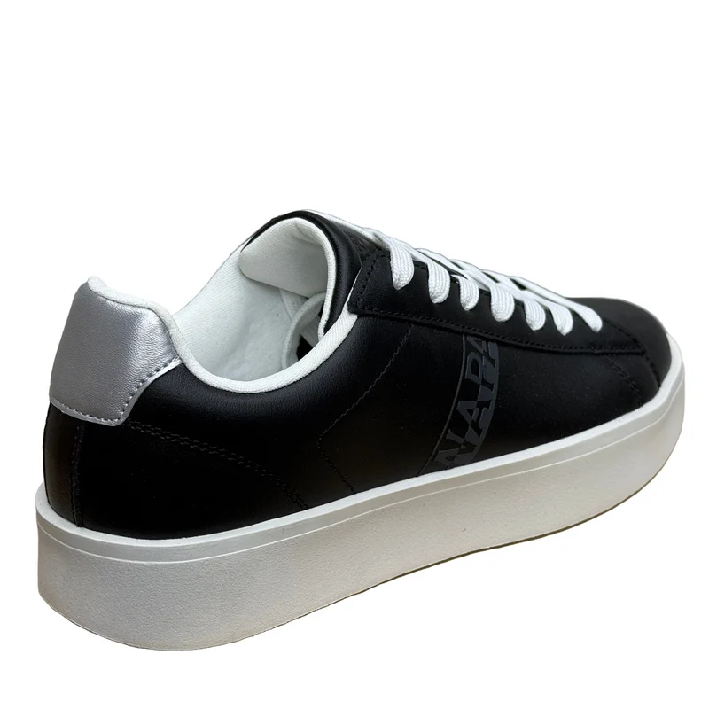 Napapijiri Damen Ivy Leder-Sneaker | Schwarz