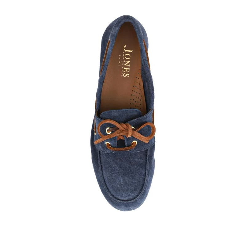 Perissa Leather Loafers - PERISSA / 328 377 - Navy Suede