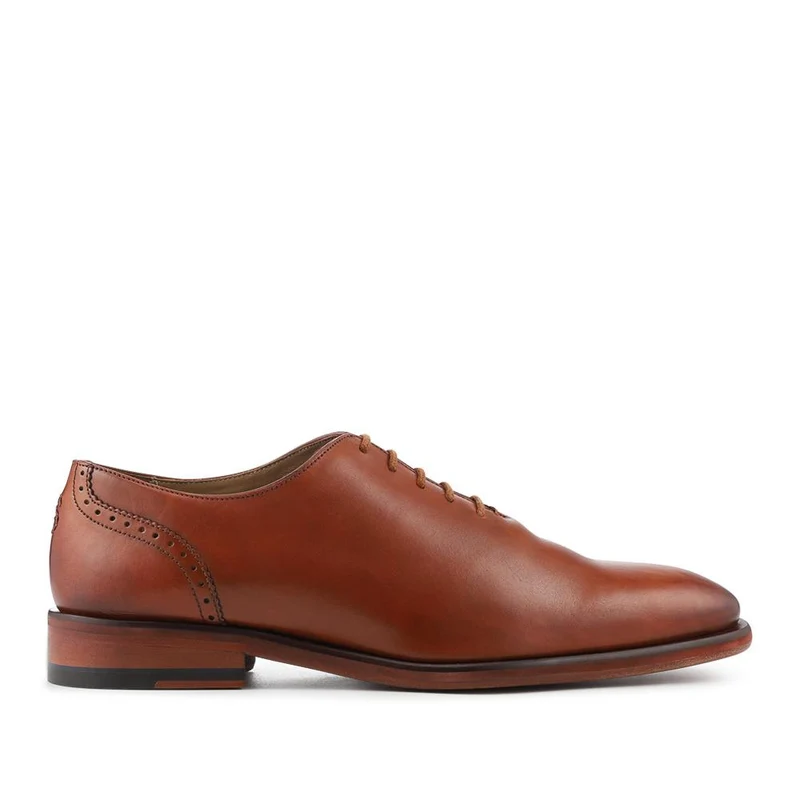 Oliver Sweeney Cropwell Polished Leather Oxfords - OLIVR42502 / 328 552 - Tan