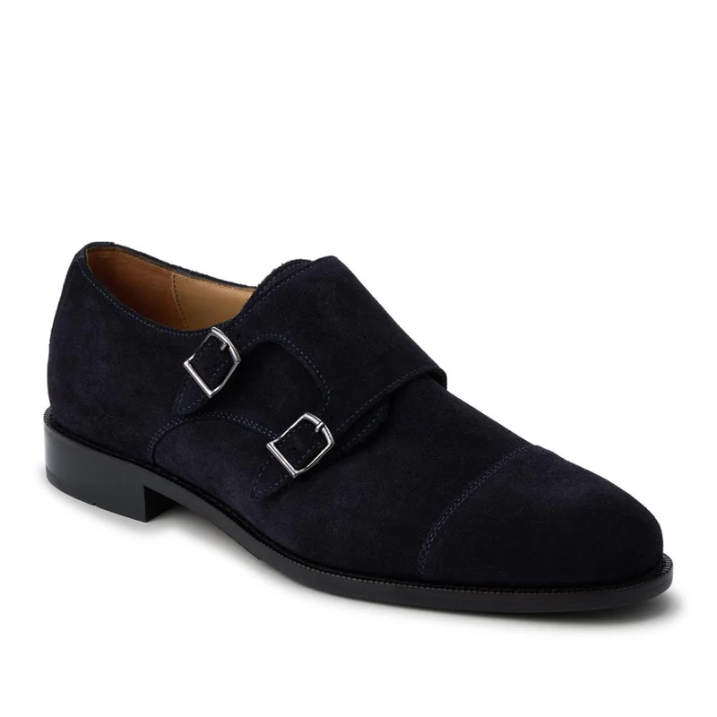 Nathaniel Leather Double Monk Shoes - NATHANIEL / 320 484