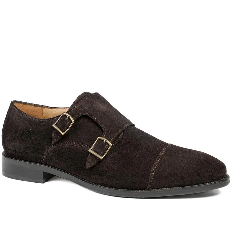 Nathaniel Leather Double Monk Shoes - NATHANIEL / 320 484
