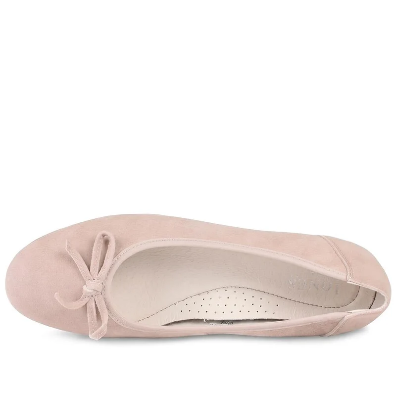 Parisa Leather Bow Detailed Pumps - PARISA / 329 425 - Dusky Pink