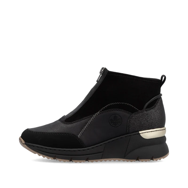 Rieker Damen Keilstiefeletten | Schwarz