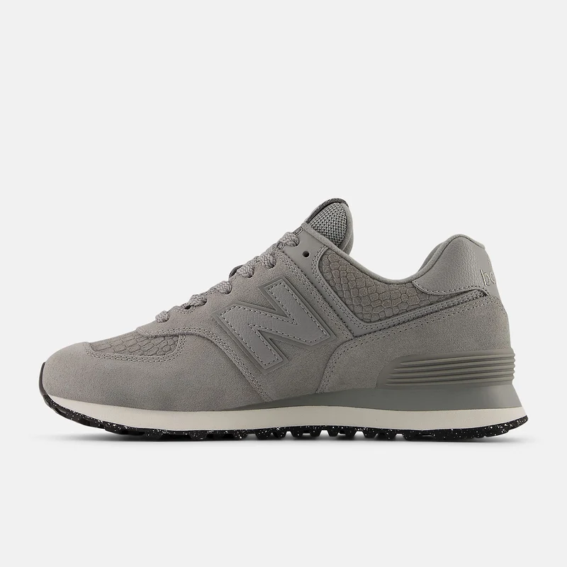 New Balance Damen 574 Fashion Sneakers | Arktisches Grau / Metallic-Silber