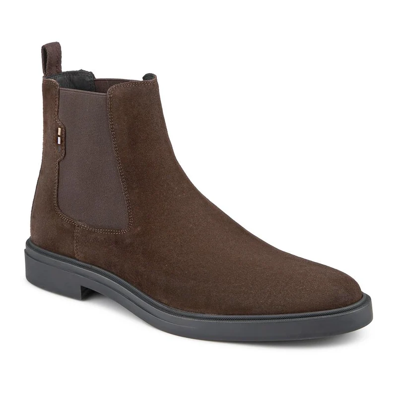 Hugo Boss Suede Leather Chelsea Boots - HUGO42505 / 327 812
