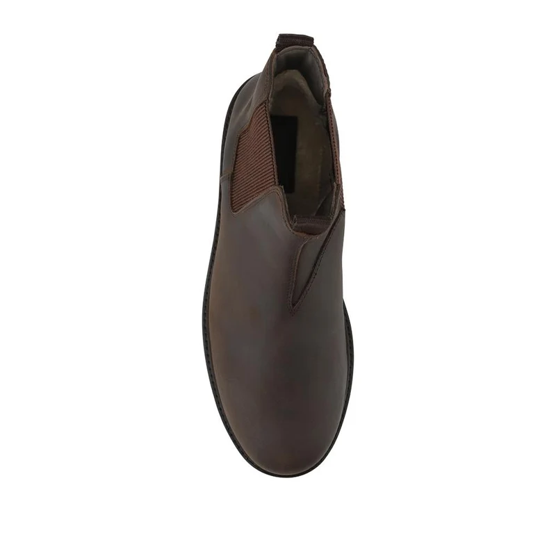 Hamburg Leather Waterproof Chelsea Boots - HAMBURG / 327 847 - Brown