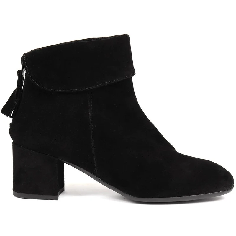 Lylah Heeled Ankle Boots - LYLAH / 322 544 - Black