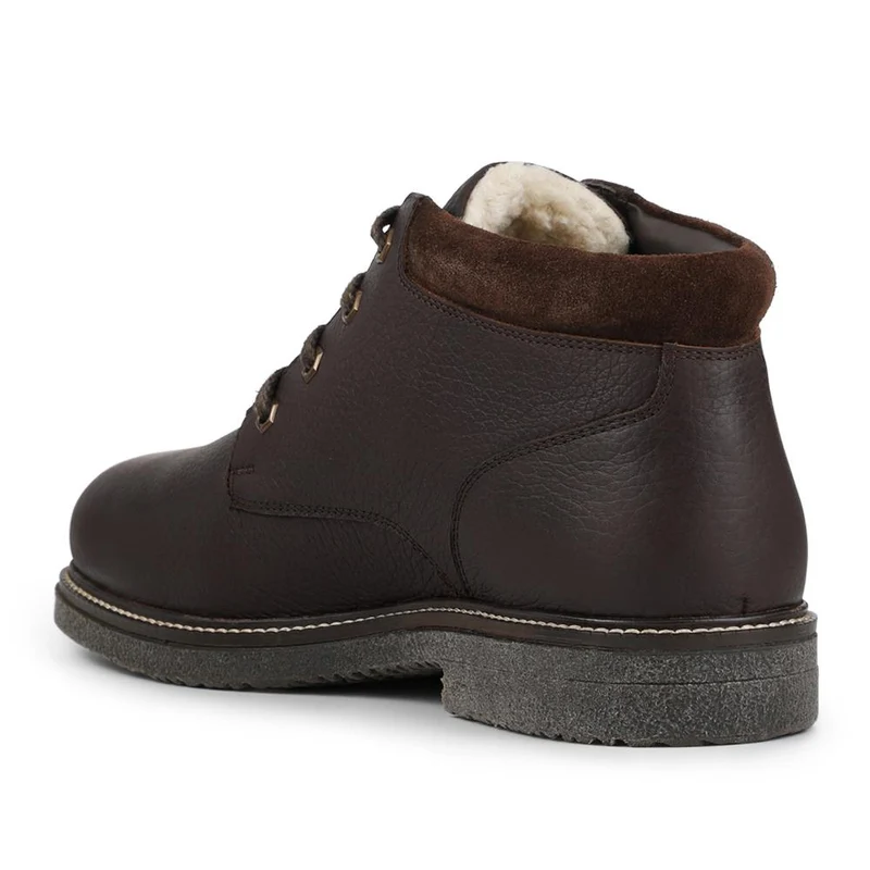Halifax Waterproof Leather Ankle Boots - HALIFAX / 327 846 - Brown