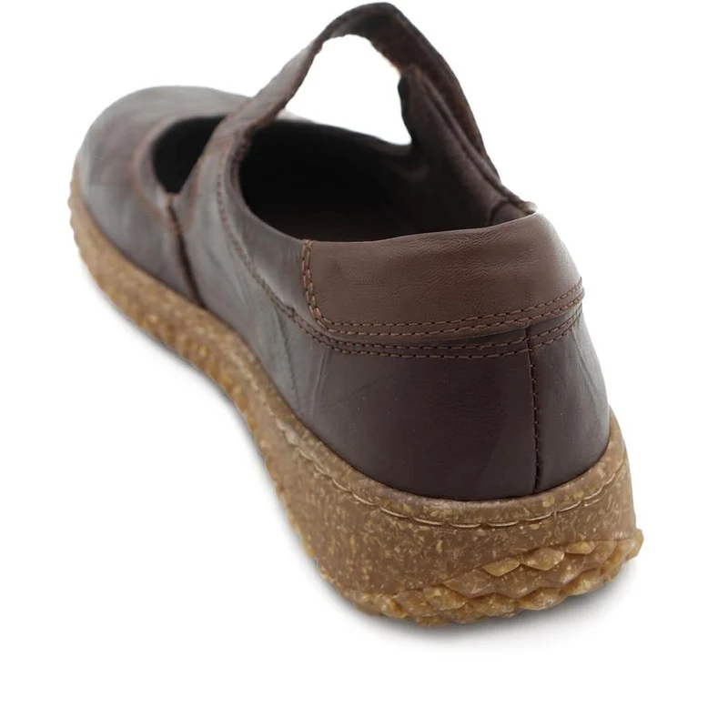 Loretta Leather Mary Janes - HAK42010 / 328 514 - Chocolate