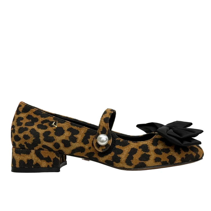 Una Healy Damenschuh Elvura | Wilder Gepardendruck