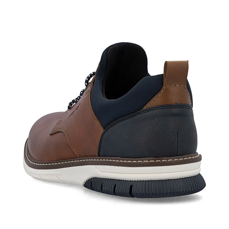 Rieker Herren Leder Slipper | Braun