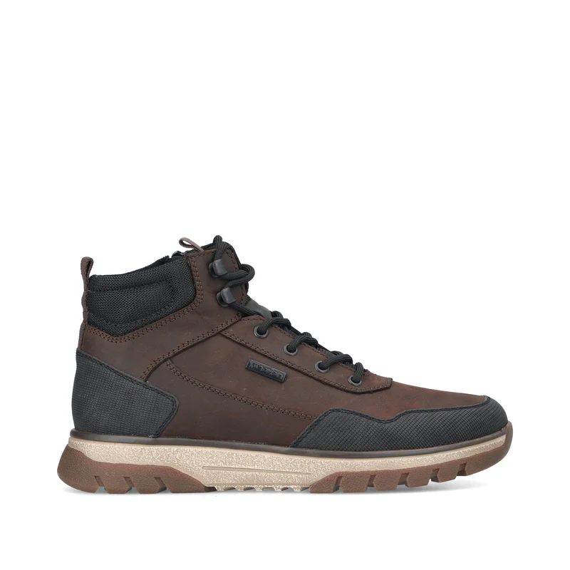 Rieker Herren Lederstiefeletten Extra Weite | Braun