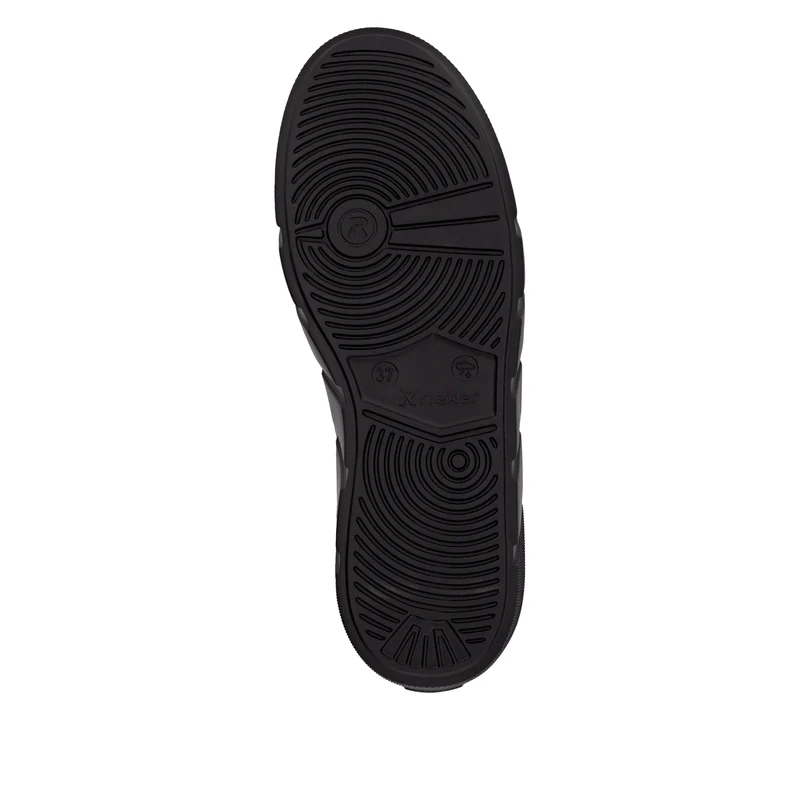 Rieker Damenmode Leder Lack Turnschuhe | Rot