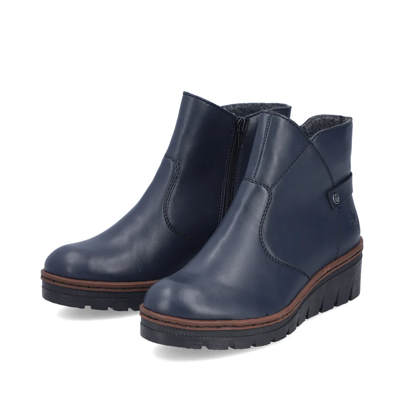 Rieker Damen Keilstiefeletten | Blau