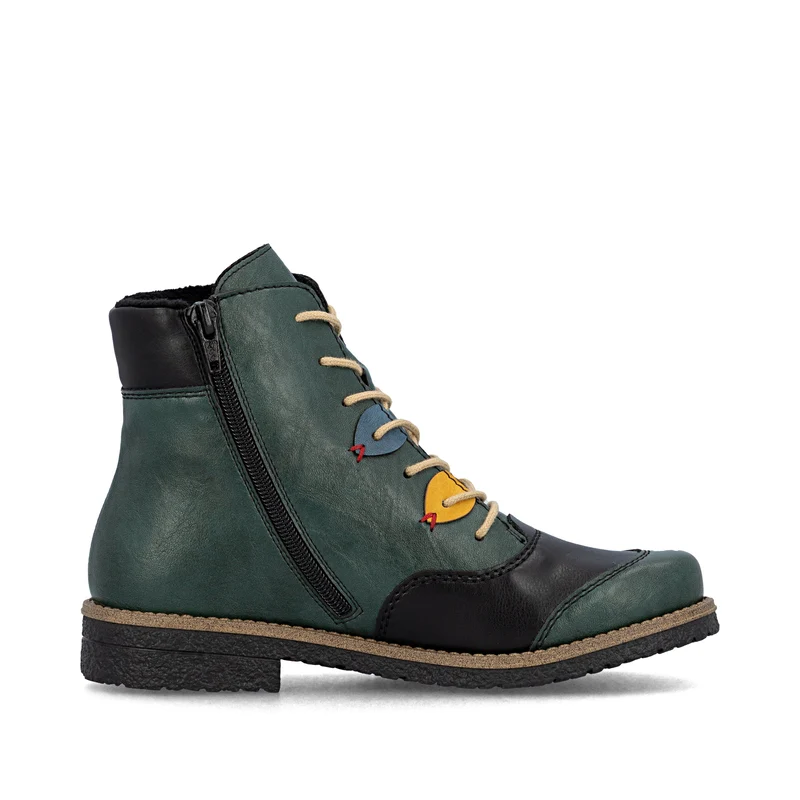Rieker Damen Fashion Ankle Boots | Grün