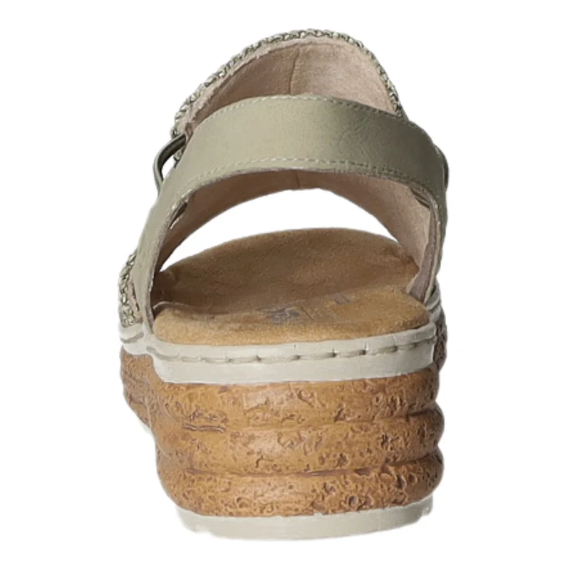 Rieker Keil Sandalette ab 30mm Sohlenhöhe