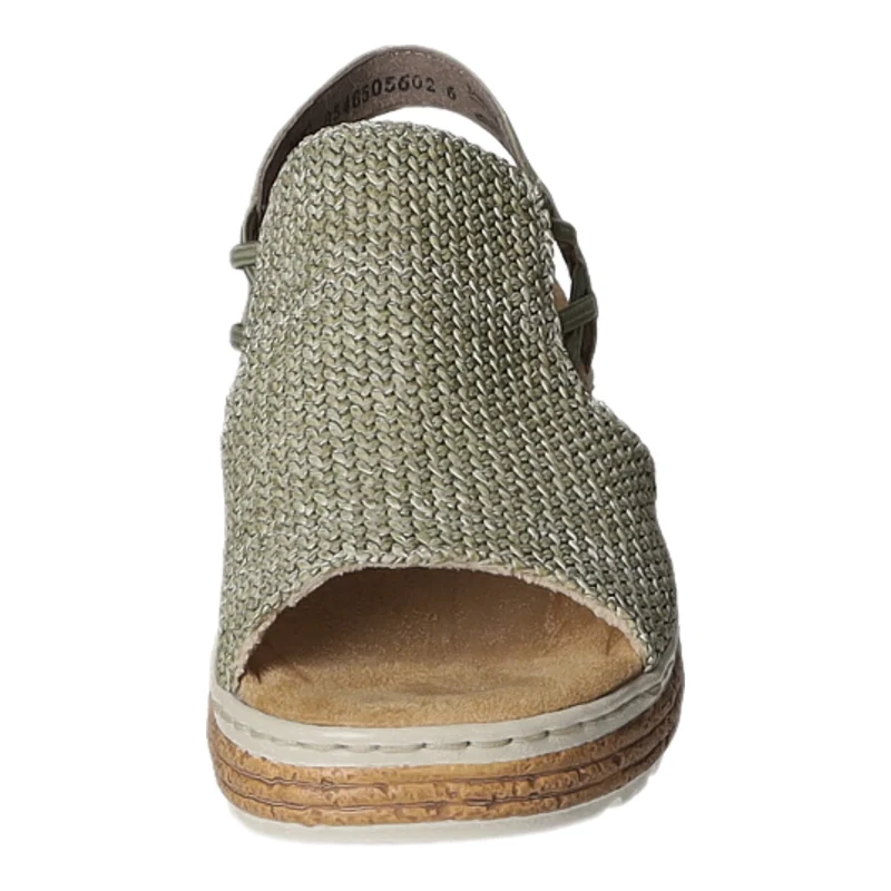 Rieker Keil Sandalette ab 30mm Sohlenhöhe