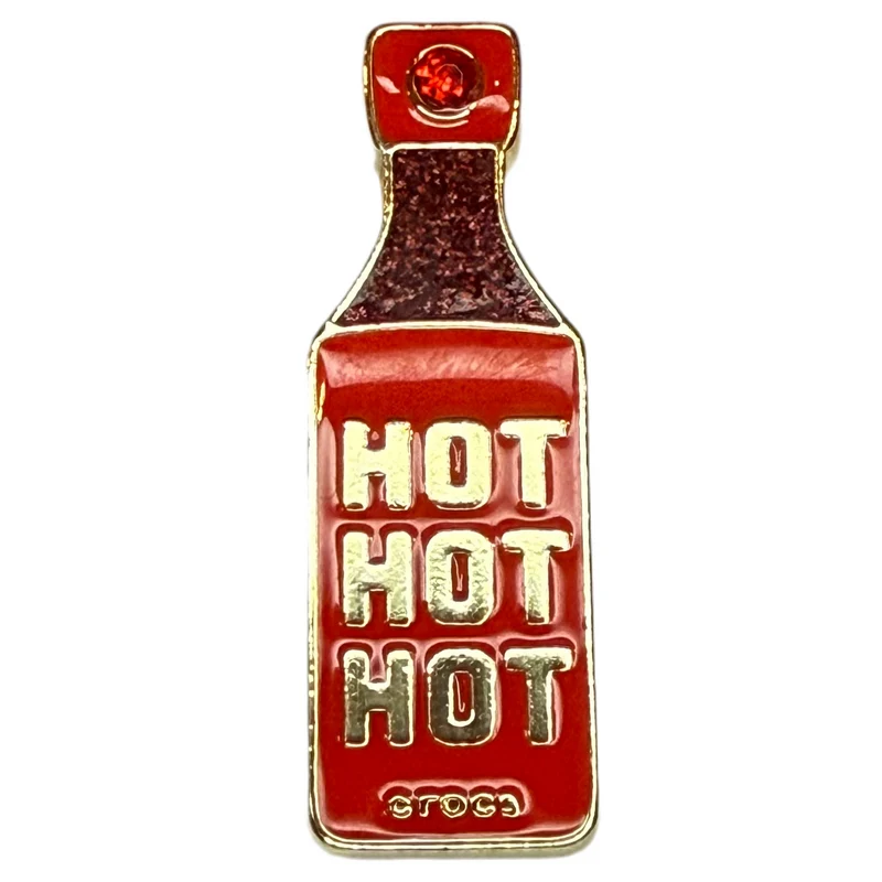 Crocs Jibbitz Erhabener Hot-Sauce-Charme
