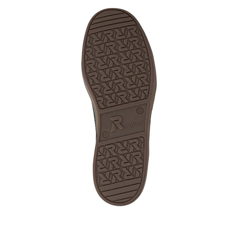 Rieker Damen Plateau-Sneaker aus Leder | Marineblau