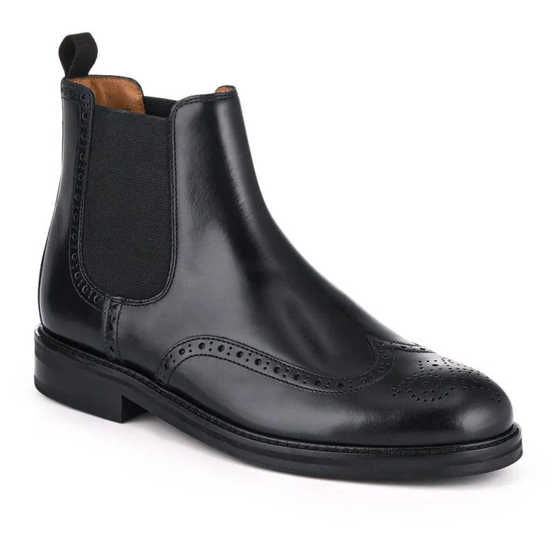 Fieldston Brogue Wingtip Chelsea Boots - FIELDSTON / 327 927